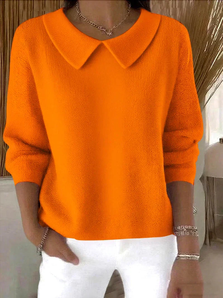 Penelope | Collared Long Sleeve Sweater