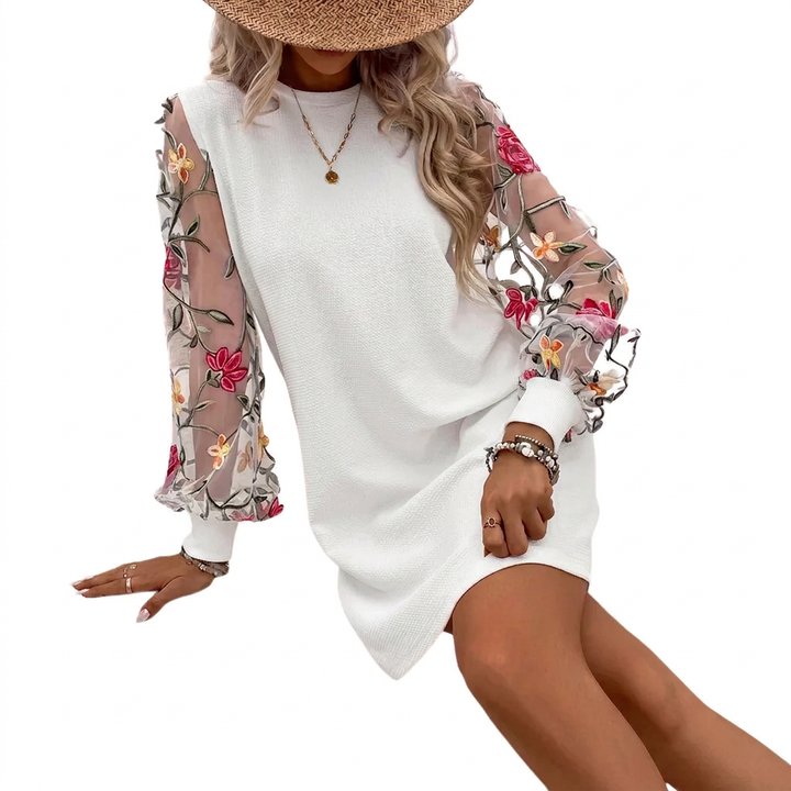 Amelia | Floral Sleeve Shift Dress