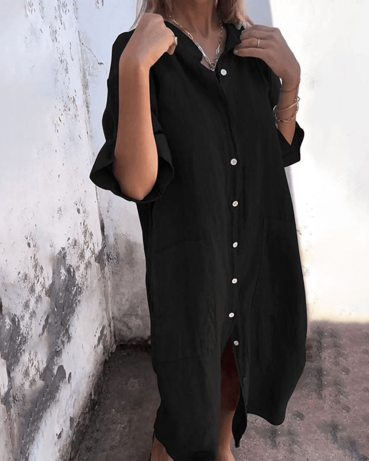 CHARLOTTE | BREEZY SHIRT DRESS