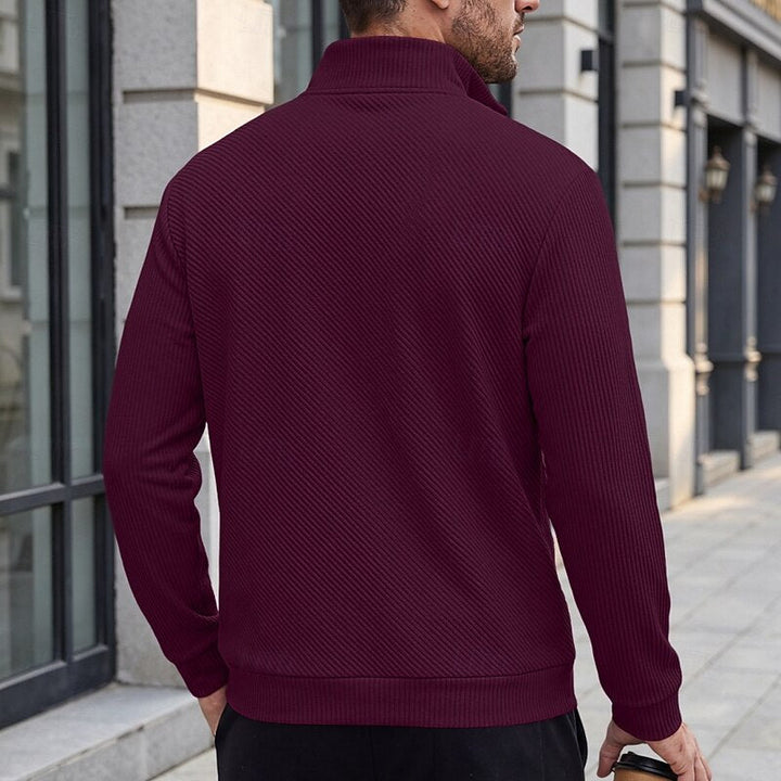 Barrett | Quarter-Zip Textured Pullover