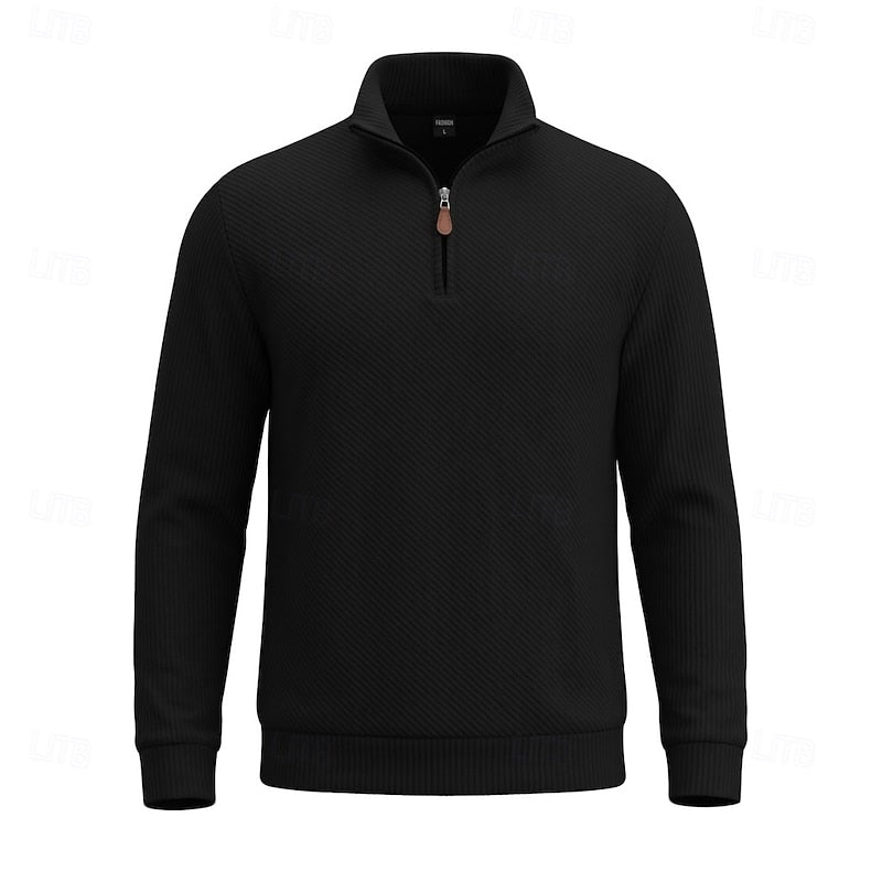 Barrett | Quarter-Zip Textured Pullover