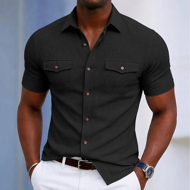 Calvin | Smart Casual Pocket Shirt