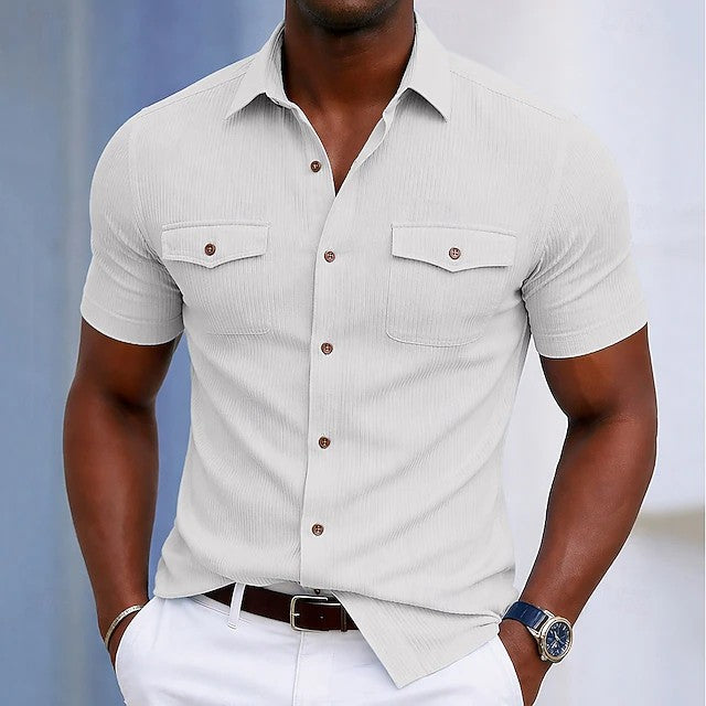 Calvin | Smart Casual Pocket Shirt