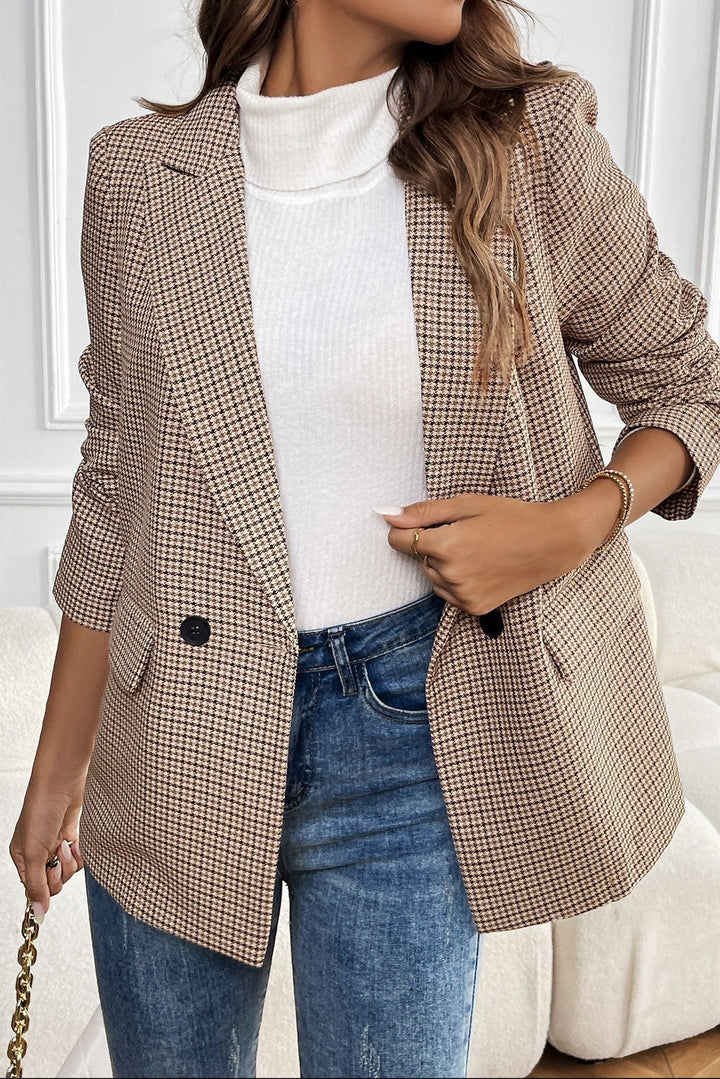 Beatrice | Vintage Houndstooth Blazer