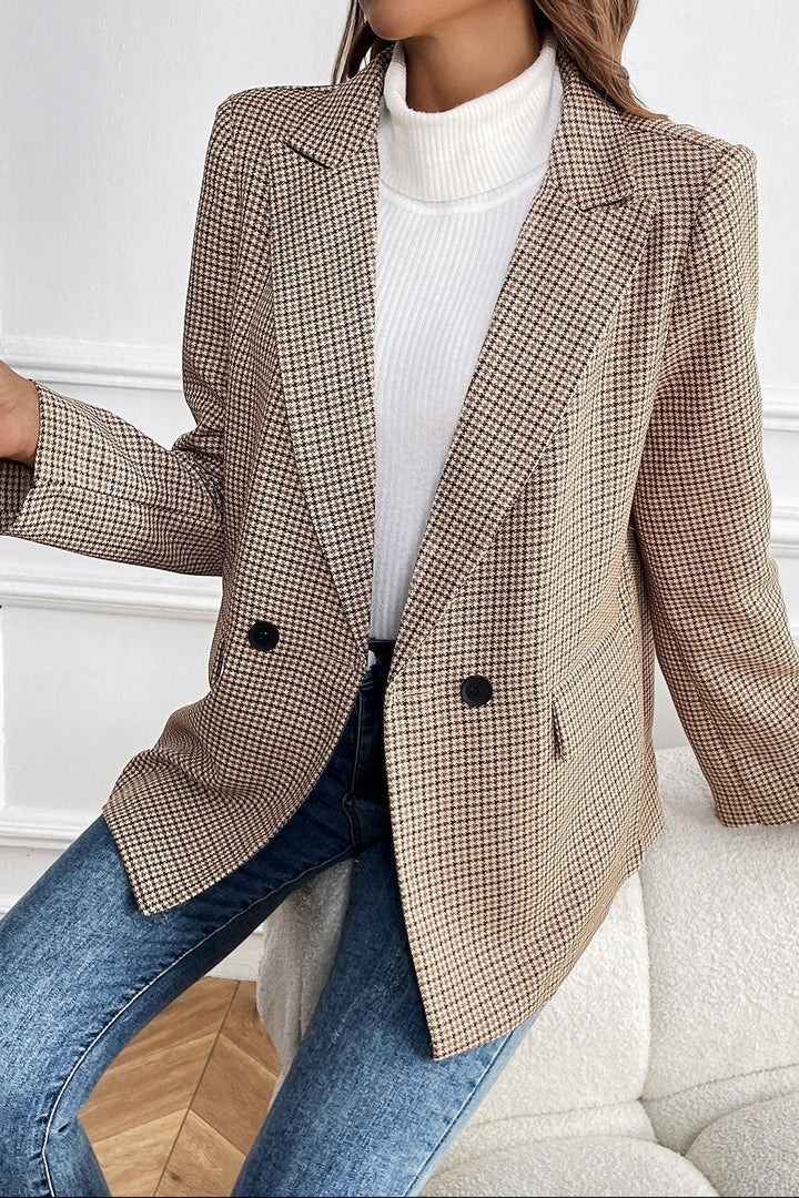 Beatrice | Vintage Houndstooth Blazer