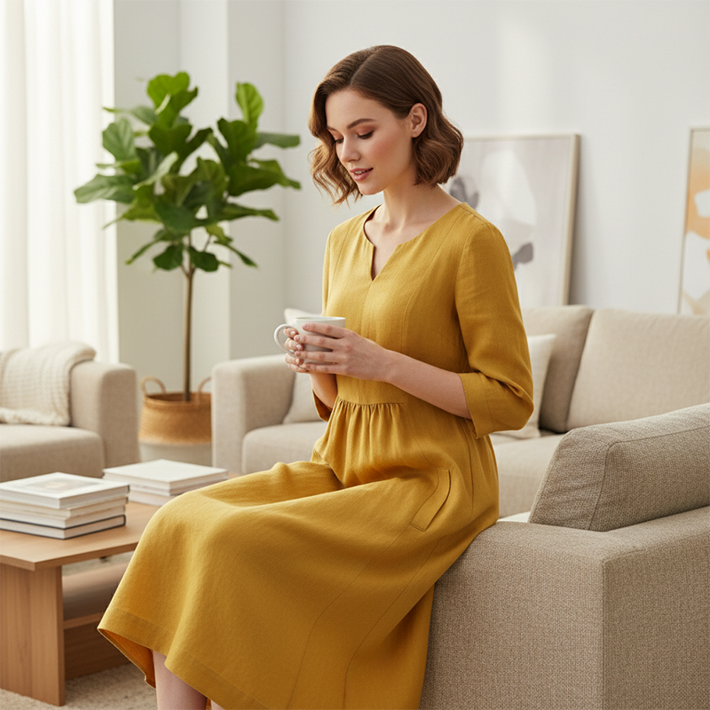 Anamarie | Elegant Midi Dress