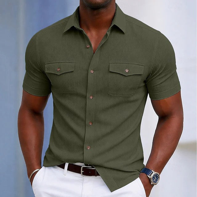 Calvin | Smart Casual Pocket Shirt
