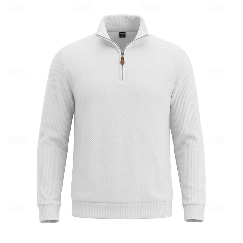 Barrett | Quarter-Zip Textured Pullover
