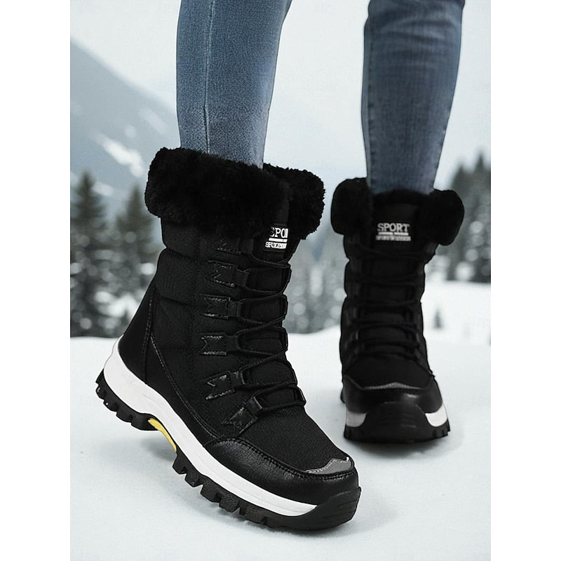 Annabel | Cozy Fur-Trimmed Winter Boots