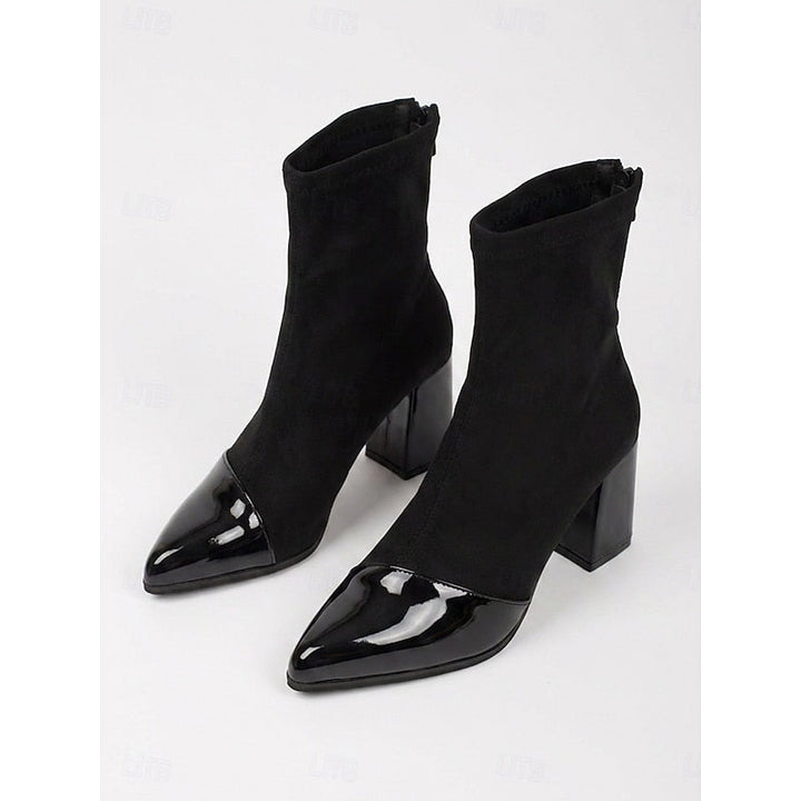 Bernadette | Sleek Cap-Toe Ankle Boots