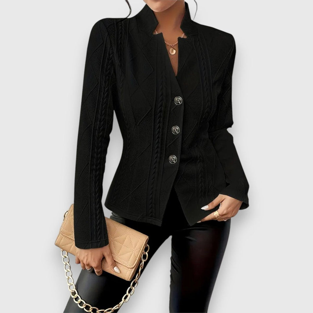 Constance | Textured Cable-Knit Jacket