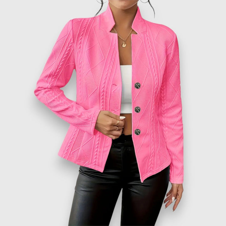 Constance | Textured Cable-Knit Jacket