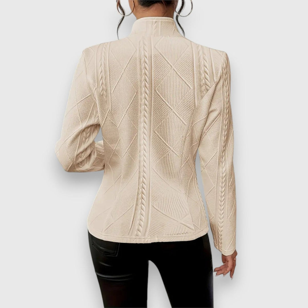 Constance | Textured Cable-Knit Jacket