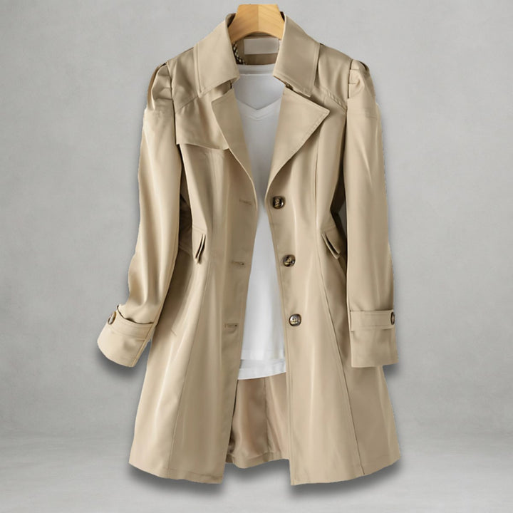 Isabelle | Tailored Single-Breasted Trench Coat