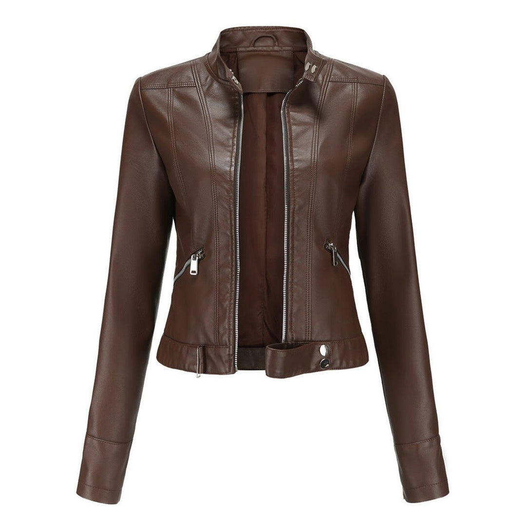 Sasha | Cropped Moto Jacket