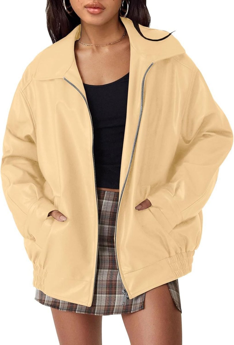 Clara | Relaxed Zip-Up Bomber Jacket