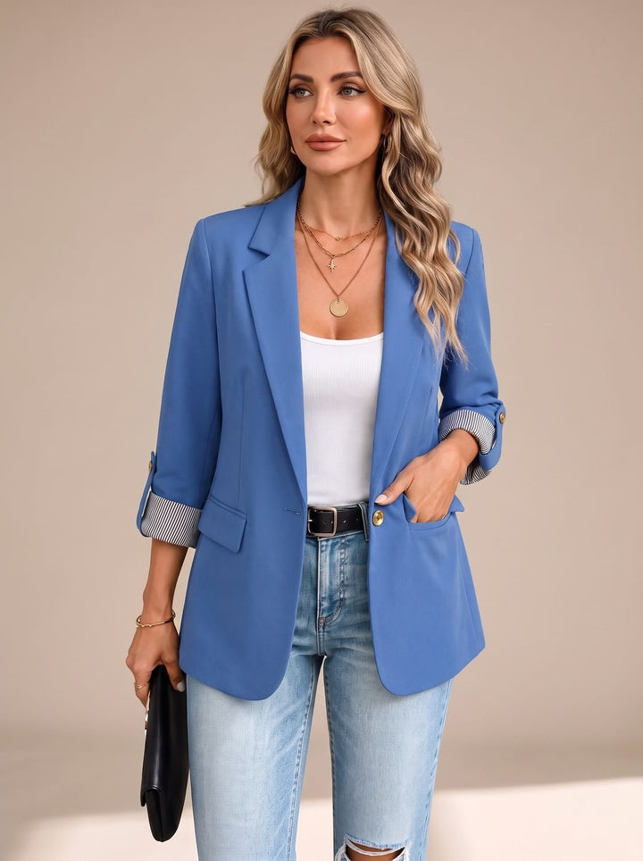 Johanna | Rollable-Sleeve Soft-Tailored Blazer