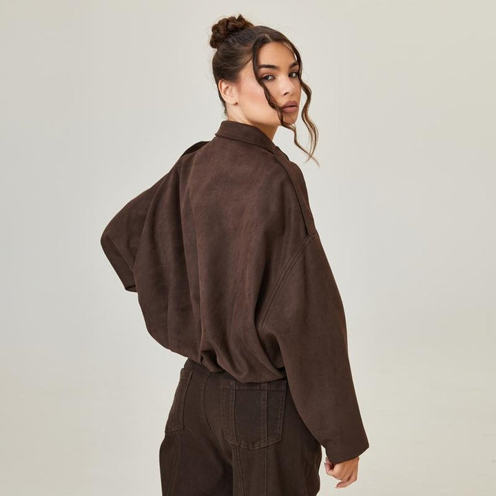Lucia | Relaxed Zip-Up Bomber Jacket