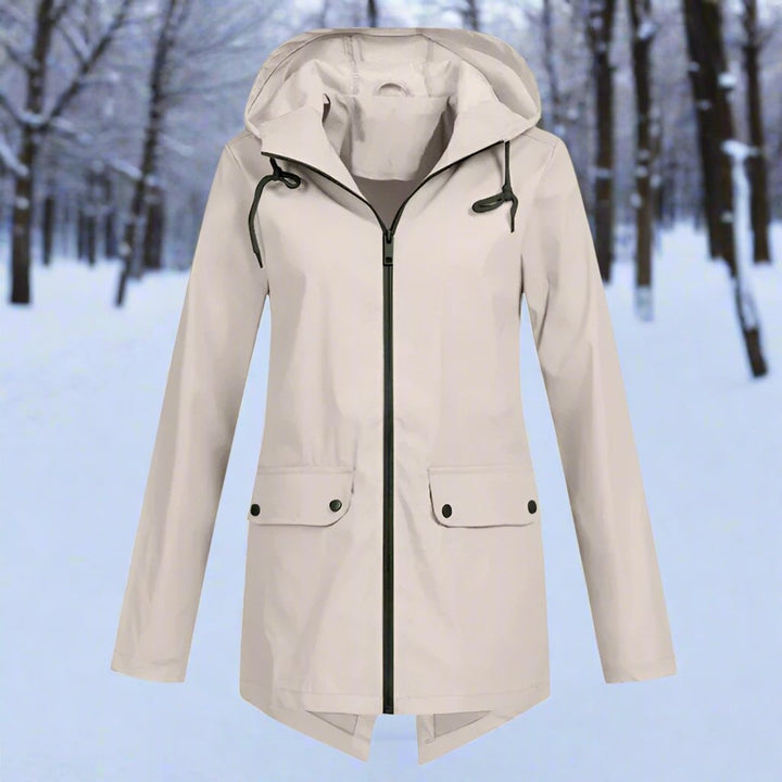Cerys | Hooded Longline Rain Jacket