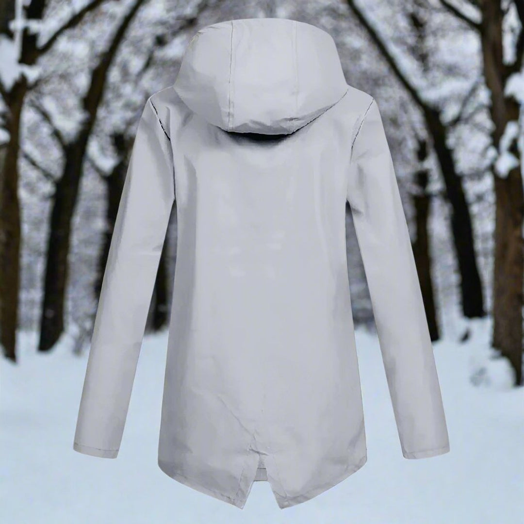 Cerys | Hooded Longline Rain Jacket