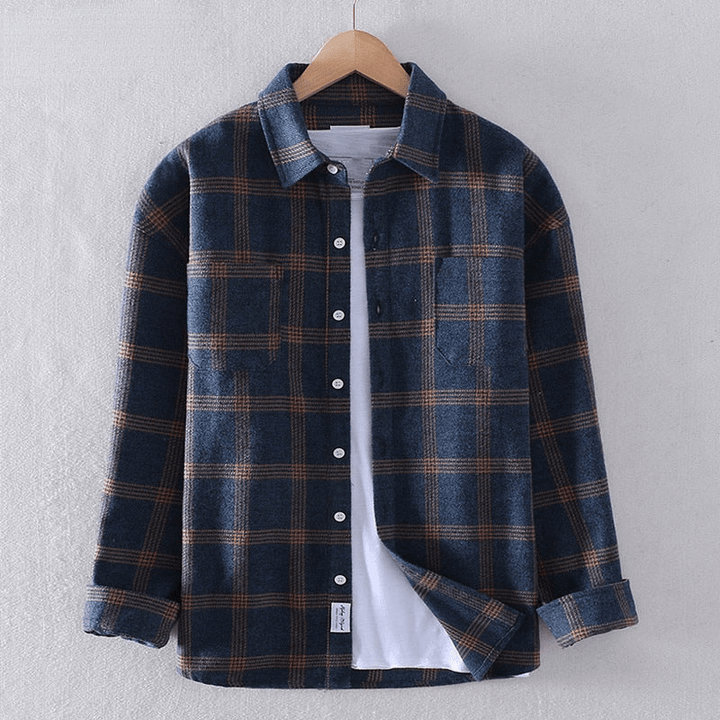 Alaric | Classic Checkered Button-Down Shirt