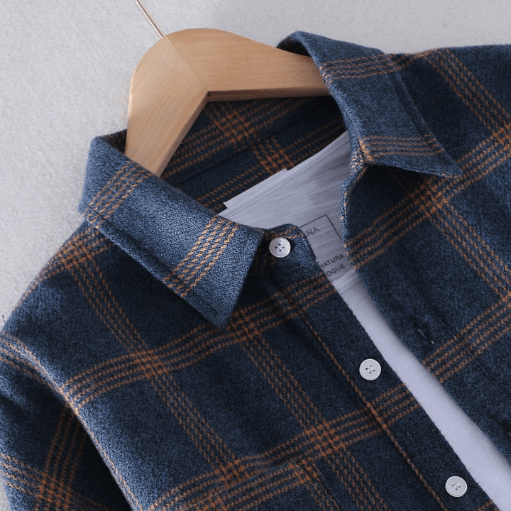 Alaric | Classic Checkered Button-Down Shirt