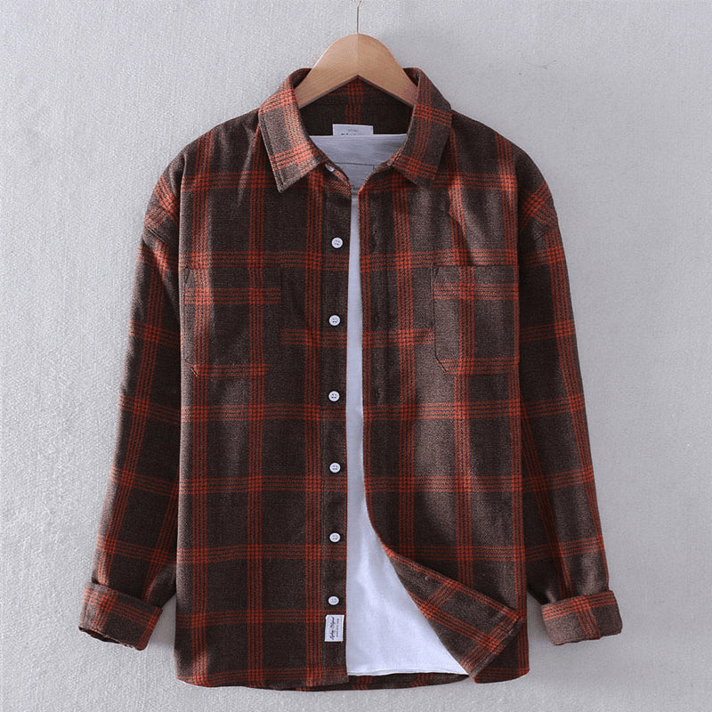 Alaric | Classic Checkered Button-Down Shirt